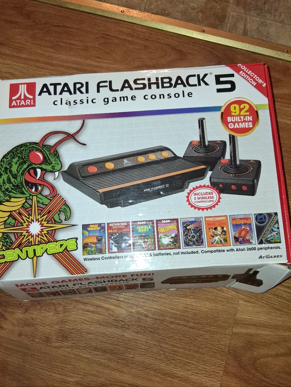 Vintage atari flash back five classic game council